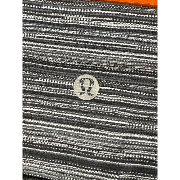 Lululemon Athletica Wunder II High Waist Cropped Melange Space Dye Knit Gray 6 - Picture 4 of 9